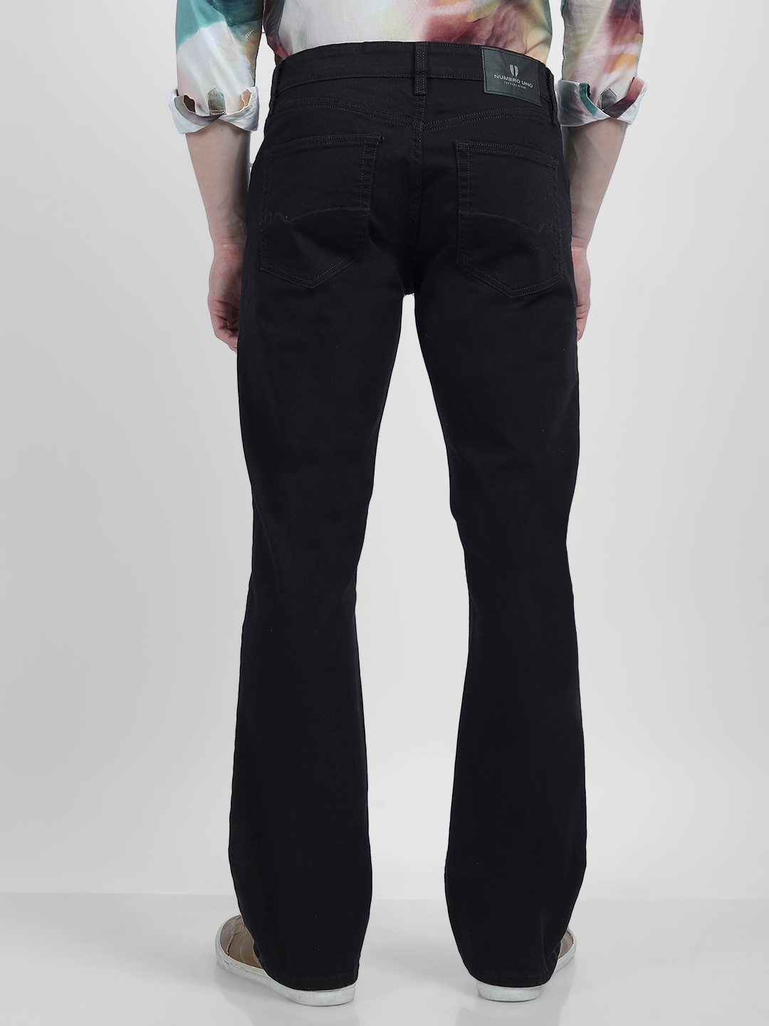 Numero Uno Men Solid Black Jeans